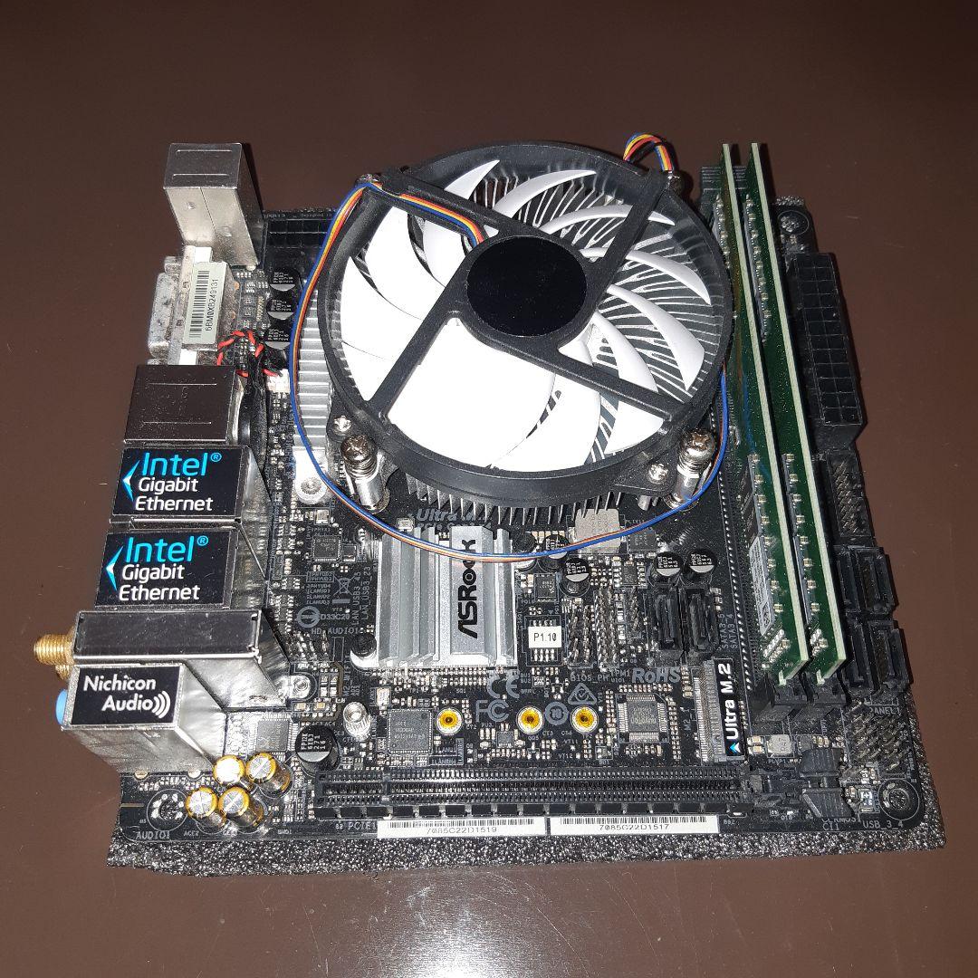 intel core i5 6500 ASRock H270M-ITX/AC L108819680 - マザーボードお