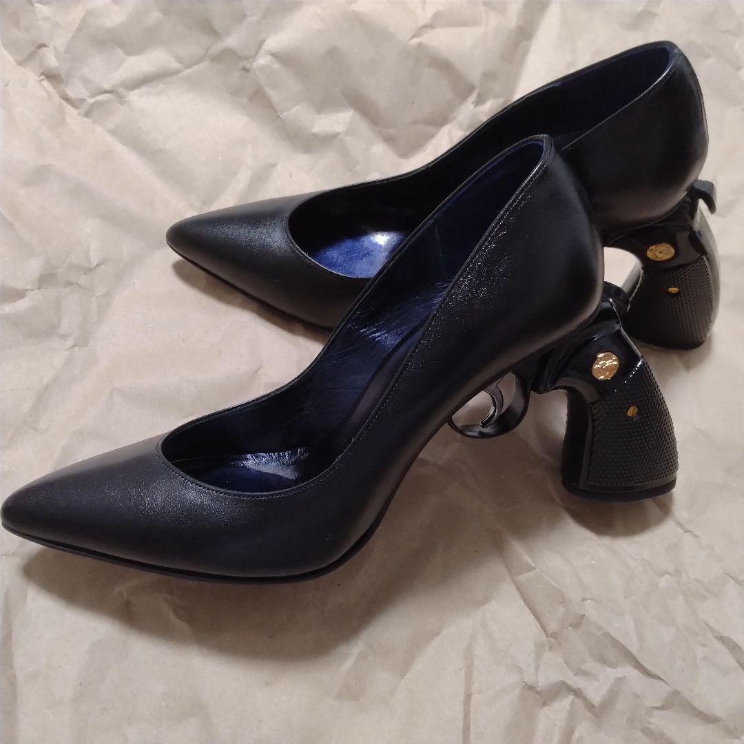 惹き鉄となるヒールパンプス ha | za | ma hazama ハザマ - メルカリ