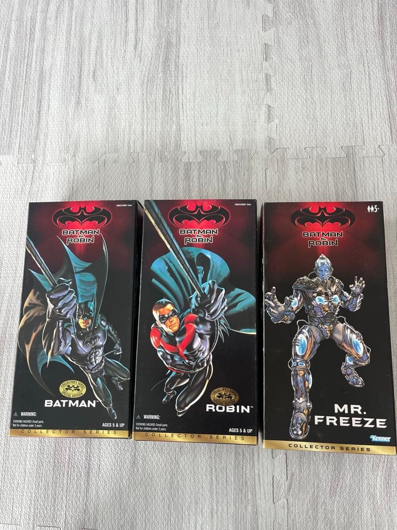 バットマン＆ロビンMr. Freeze 3点セット 25年以上前の商品です！