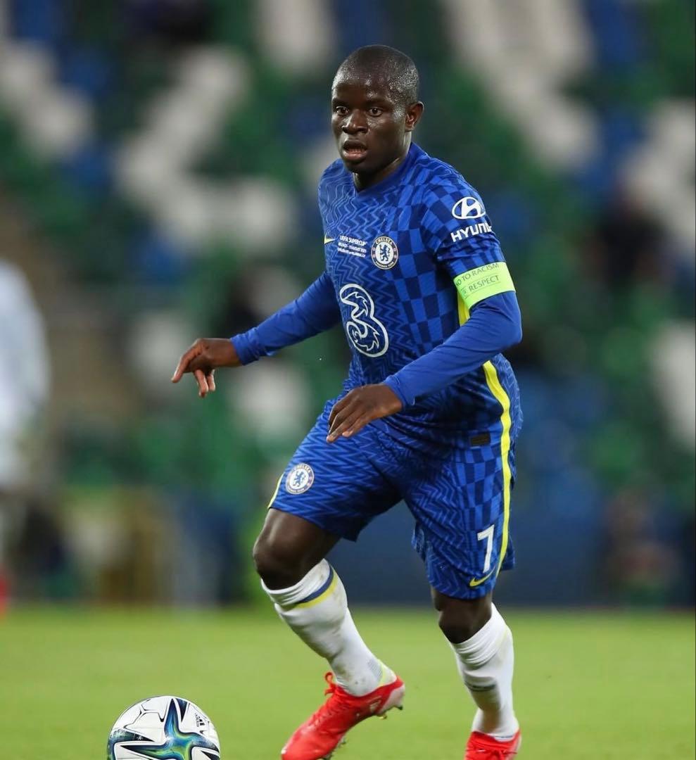 チェルシー 21/22 ホームユニフォーム カンテ UEFAスーパーカップ