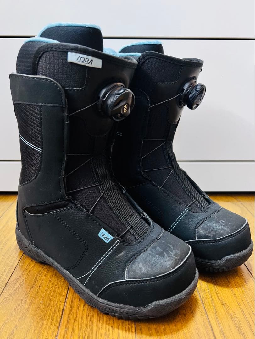 HEADスノーボードビンディングとHEADブーツ BOA(23.5cm)セット