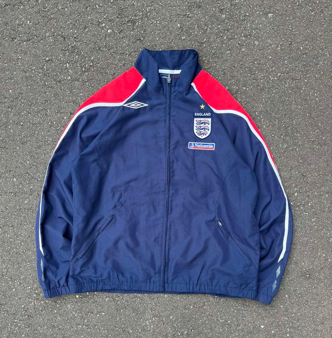 激レア 00s UMBRO イングランド セットアップ ナイロンジャケット