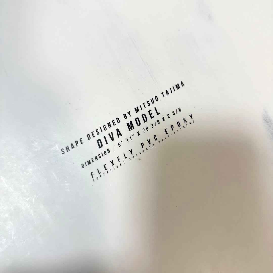 ジャスティス Tajima 92 DIVA 5'11 EPOXY FCS2 - メルカリ