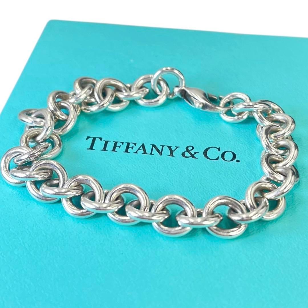 美品 Tiffany ドーナツ チェーン リンク ブレスレット Vintage 美品 Tiffany ドーナツ チェーン リンク ブレスレット Vintage - メルカリ