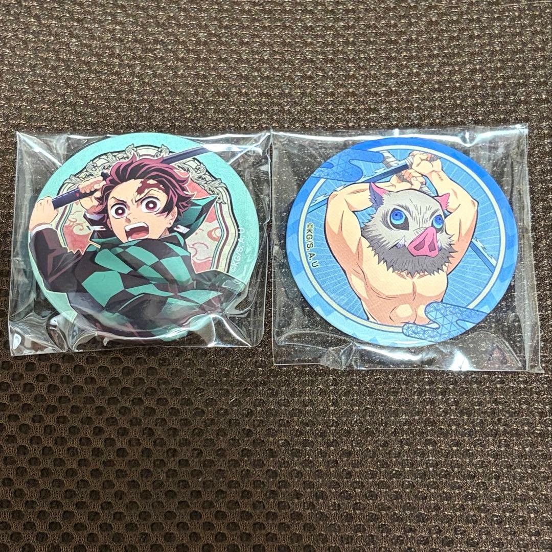 鬼滅の刃 竈門炭治郎 嘴平伊之助 缶バッジ - メルカリ