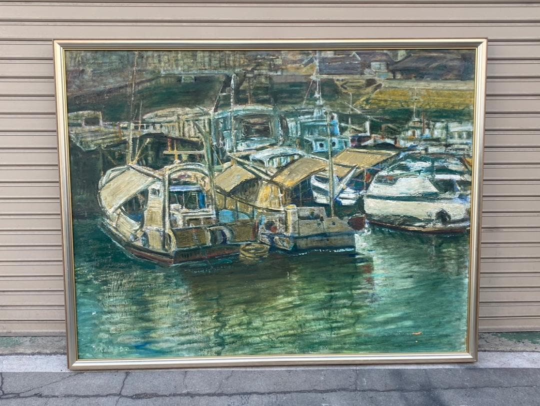 A417◇大型額装 額縁 風景画 W1800㎜ 直接引取り大阪！