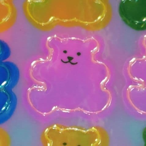 Sandylion】シール オーロラ くま レトロ ファンシー 希少 激レア