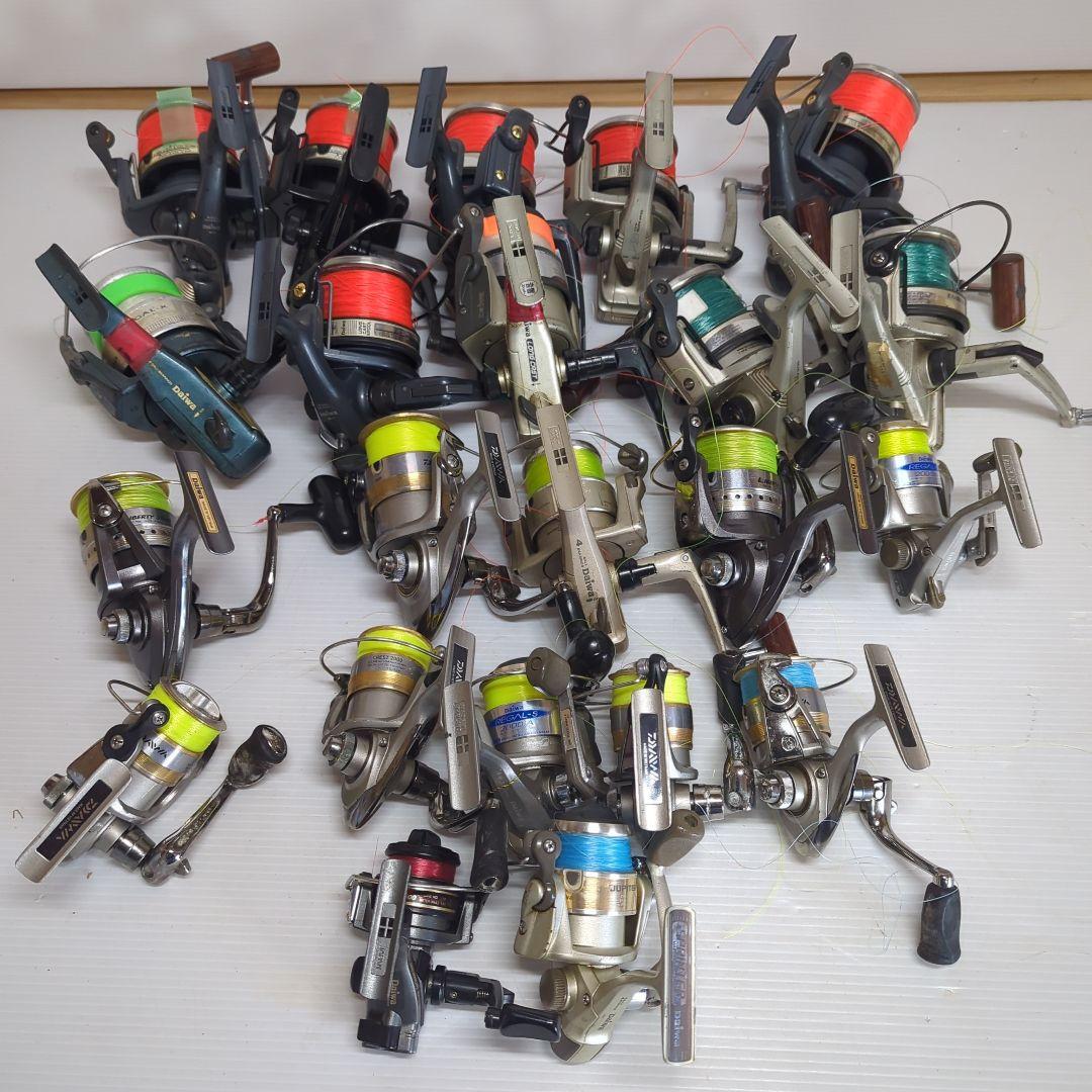 2025年最新】大量まとめてのリール一覧 DAIWA リール 22個 まとめ売り 大量