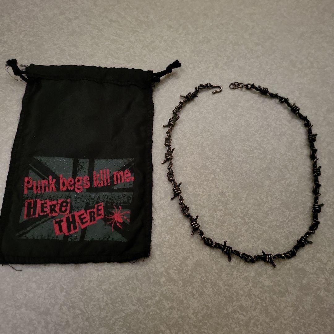 ヒアゼア 有刺鉄線ネックレス✨HYDEさん最初期着用モデル