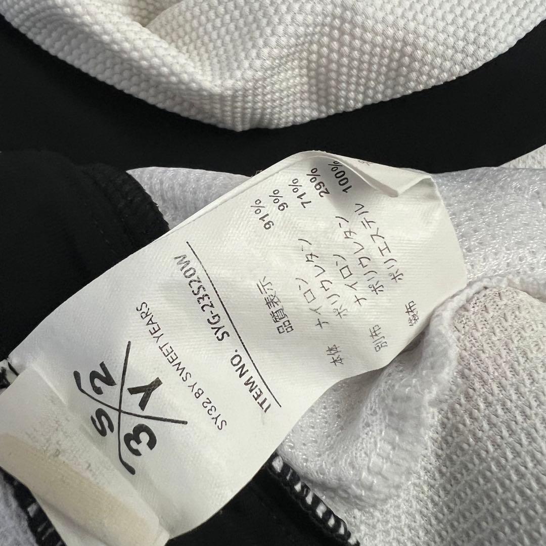 SY32 Sweet Years Golf ワンピース ゴルフ ハイネック 白黒 - メルカリ