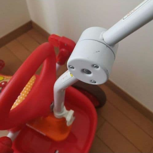 室内保管品☆それいけ!アンパンマン 折りたたみ三輪車 オールインワン