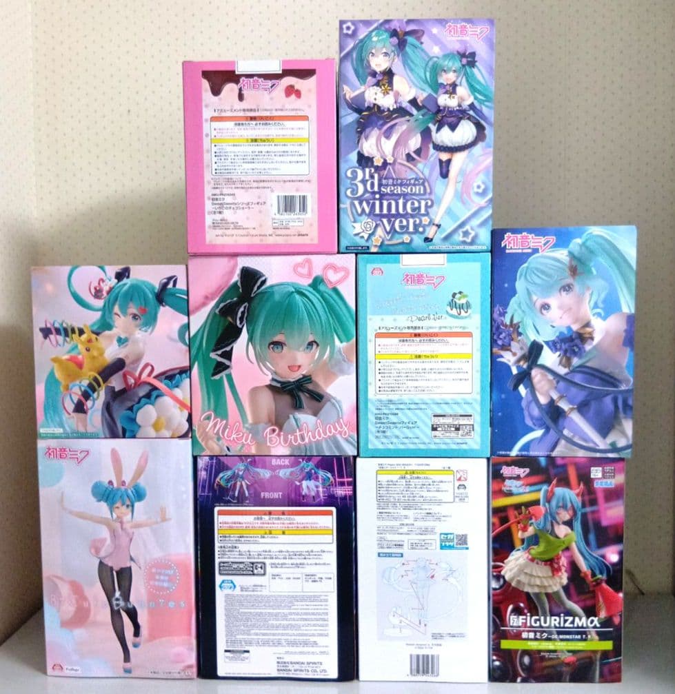 限定価格！　初音ミク　フィギュア　10点