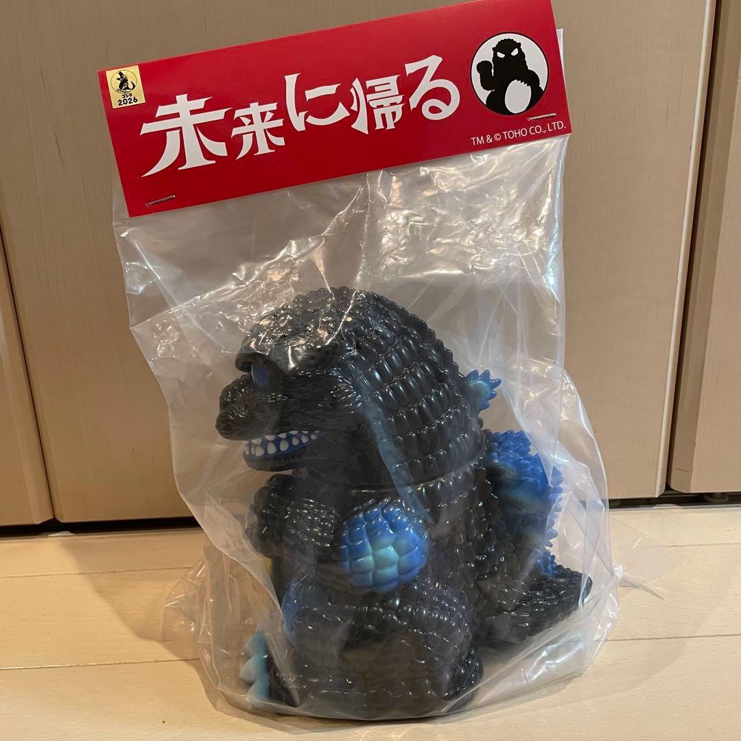 未来に帰る ソフビ 青 招きゴジラ 青.ver ワンダーフェスティバル2026W