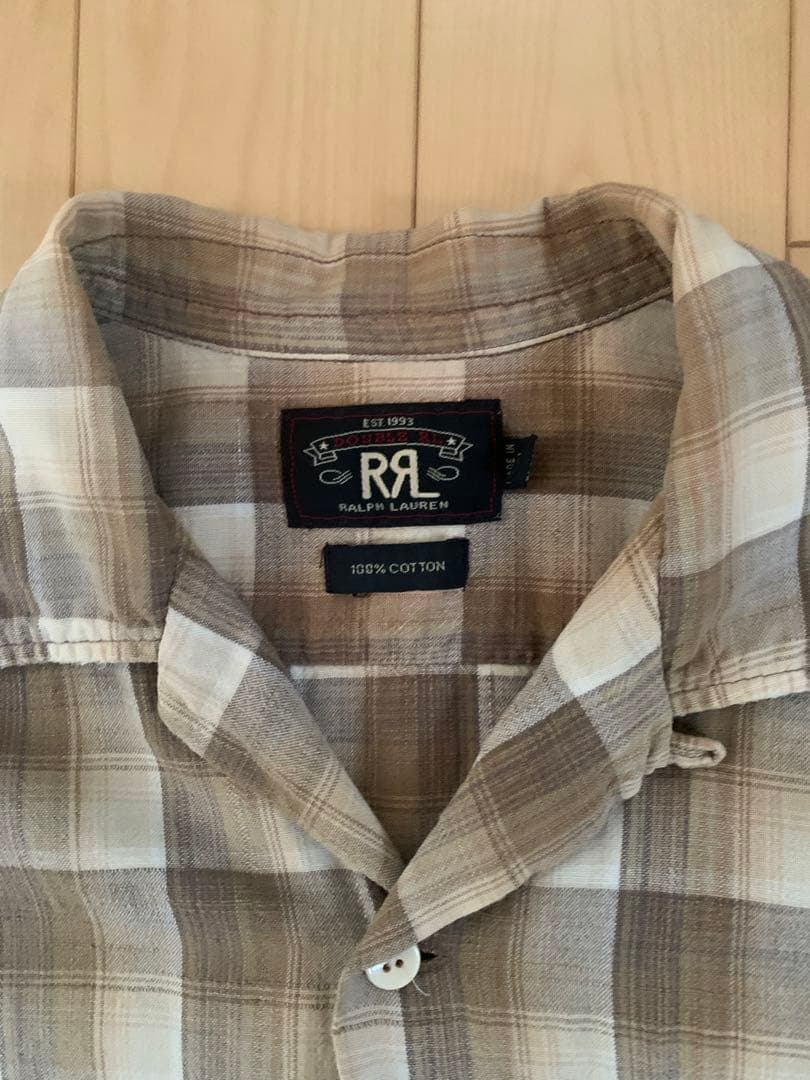 GF様RRLチェック半袖シャツS - メルカリ