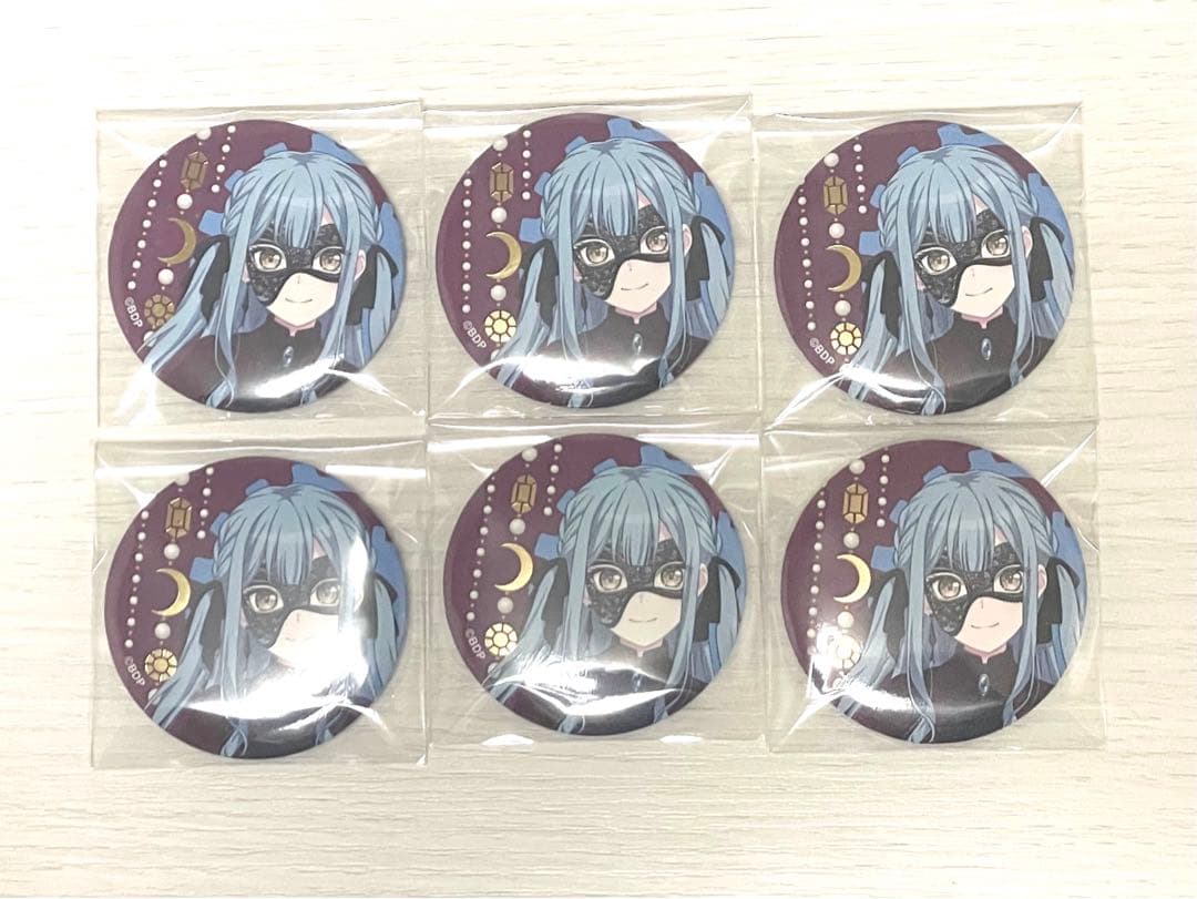 バンドリAve Mujica 箔押し缶バッジ 玉座 豊川祥子 オブリビオニス