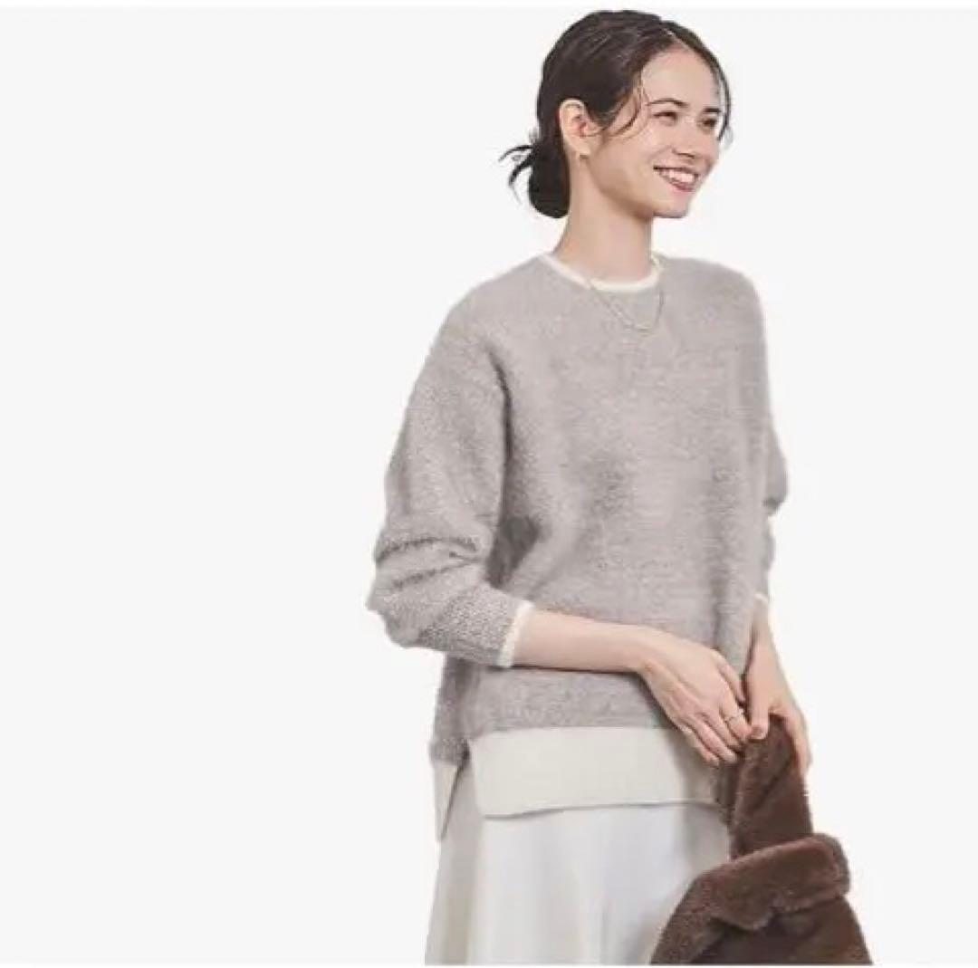 ユナイテッドアローズ フォックス カシミヤ クルーネックニット 23FW