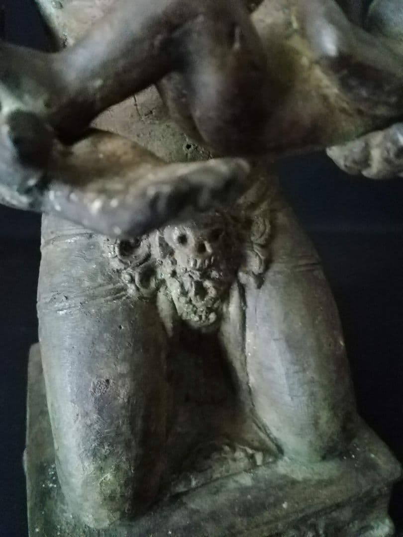 逸品 青銅牛神供犧子像 仏教 インド 中国 チベット 牛頭 ガジュラーホ