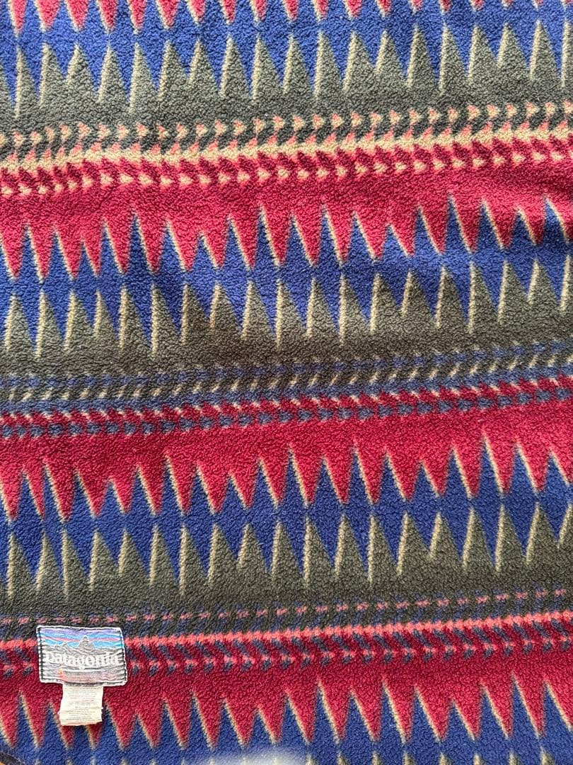 USA製 Patagoniaフリースブランケット.プリント/パタゴニアビンテージ