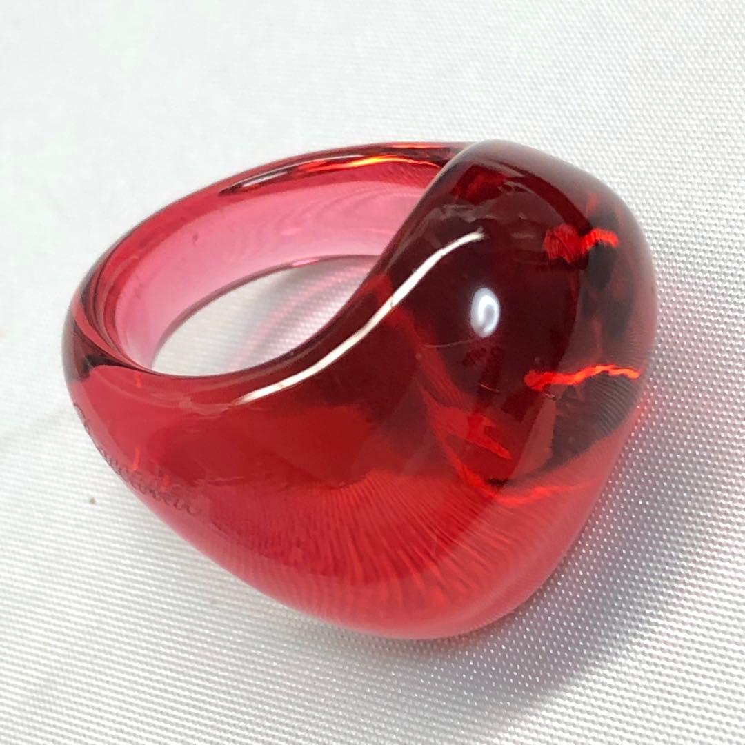 ボノボ様専用✨】 バカラ Baccarat リング 指輪 赤 レッド 11号 - メルカリ