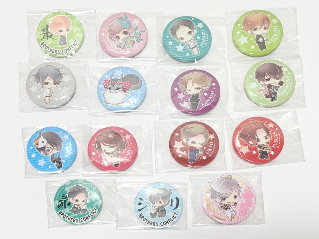 BROTHERS CONFLICT ブラコン 缶バッジ 219個 まとめ売り - メルカリ
