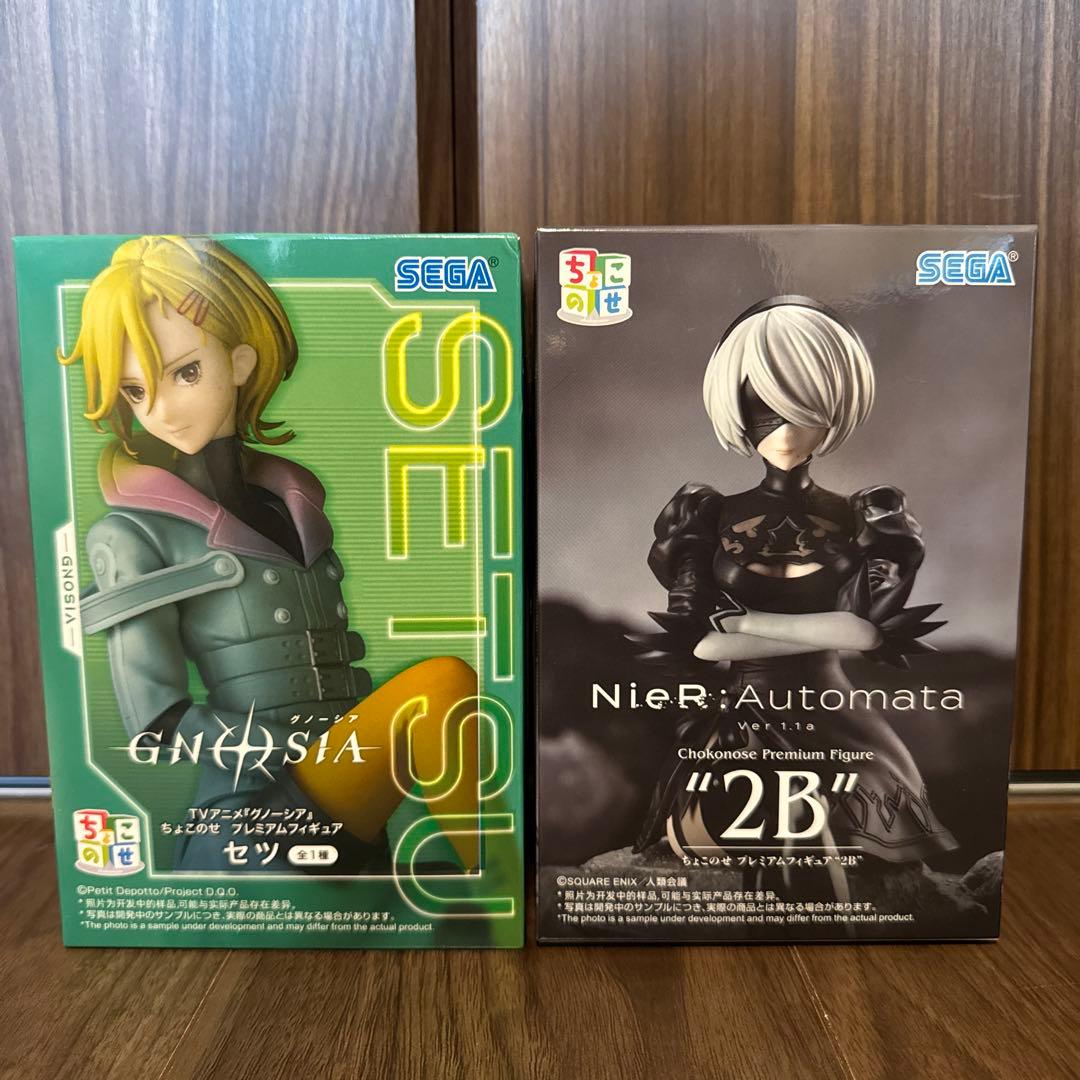 ちょこのせプレミアムフィギュア グノーシア セツ/ニーアオートマタ 2B