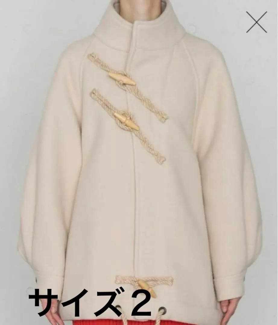 新品 HYKE DOUBLE FACE DUFFLE JACKET サイズ2 - メルカリ