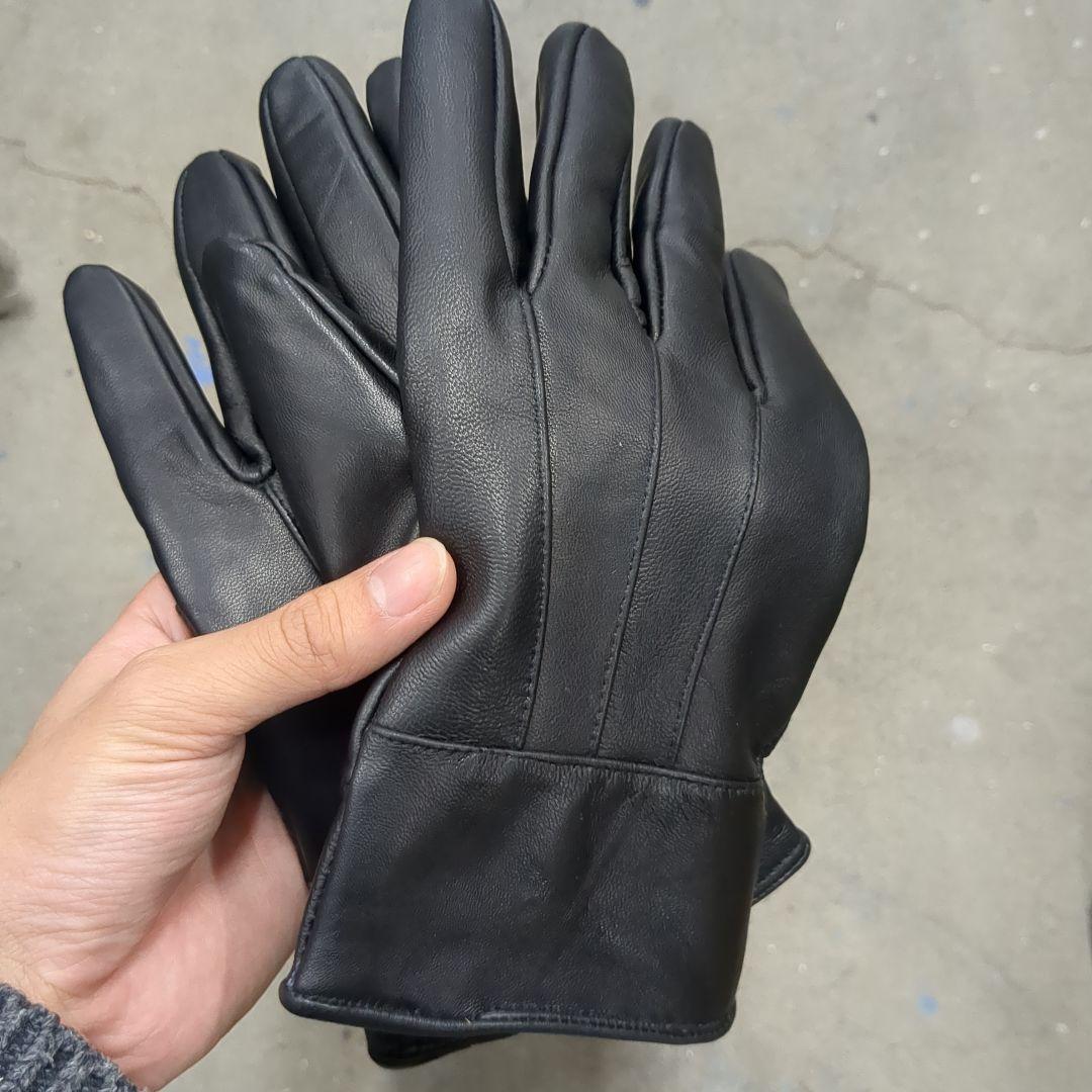 アワーレガシーサンプリング元 羊革 ブラックレザーグローブ