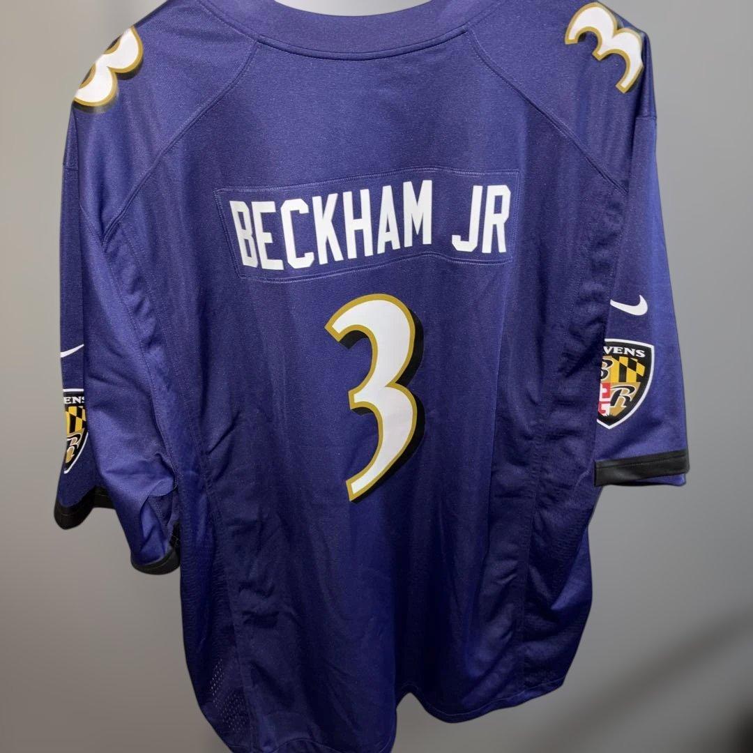 新品］NFL ボルチモア・レイブンズ ベッカム・ジュニア ユニフォーム