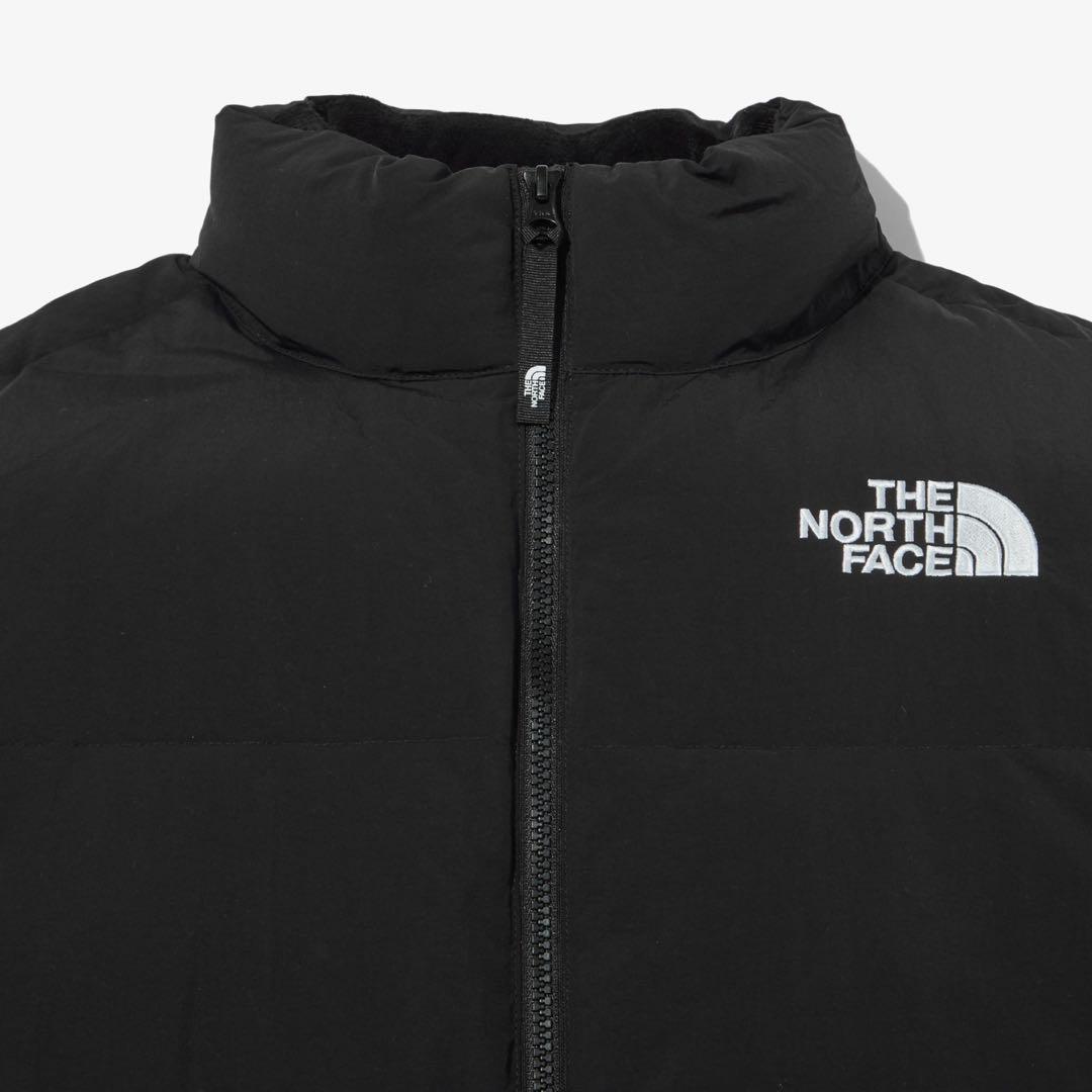 Mノースフェイス700相当マットブラック艶なし黒ネオパッフィーダウン