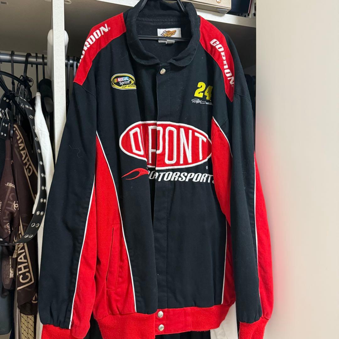 DuPont Motorsports ジャケット XL Vintage 90s Dupont Motorsports Jacket Jeff Gordon #24 Nascar (XL