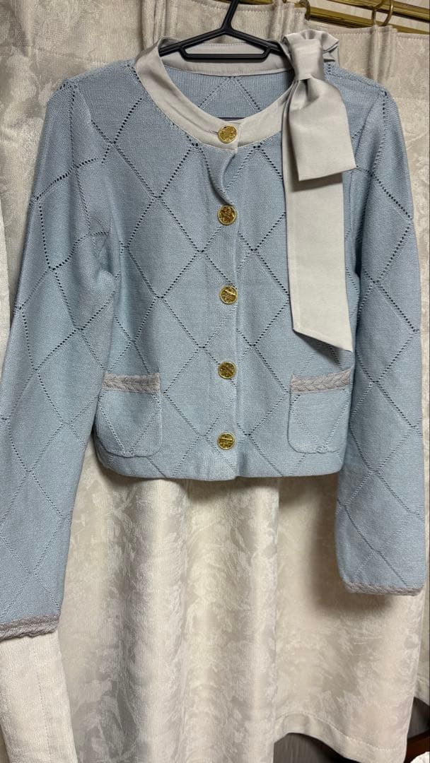 Rirandture Ribbon Knit Jacket - メルカリ