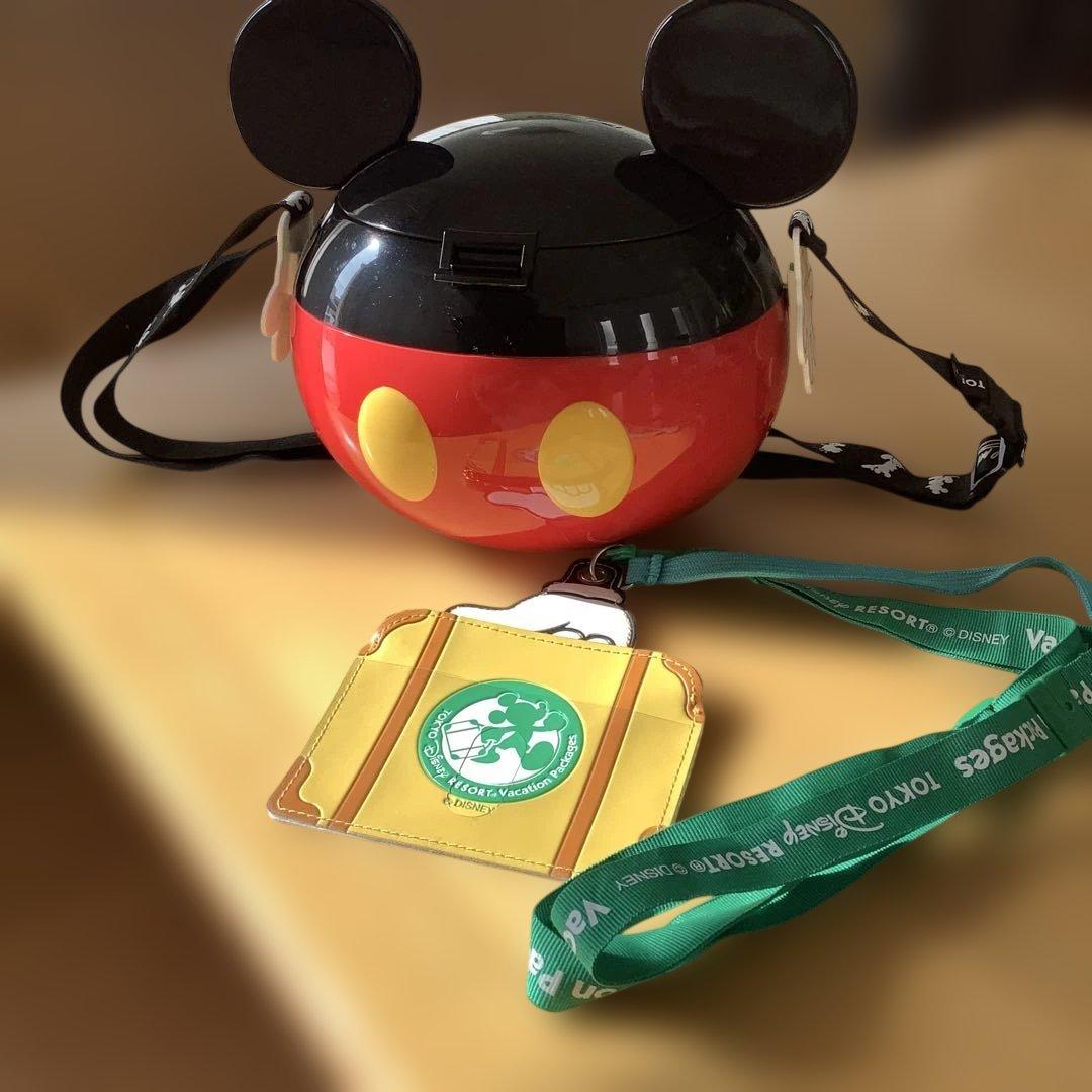 ミッキーマウス ポップコーンバケット パスケース おまけ多数付き