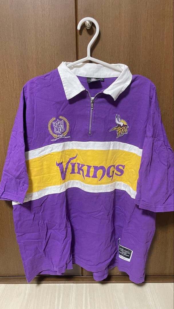 Minnesota Vikings ハーフジップ - メルカリ
