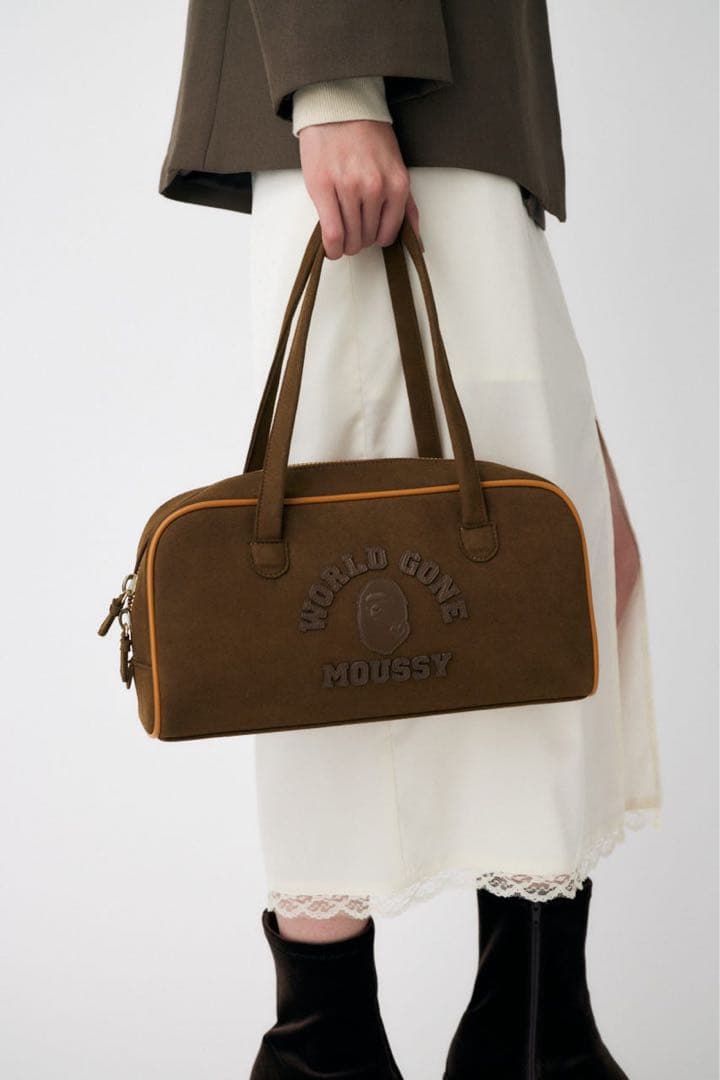 ブラウン MOUSSY A BATHING APE BOSTON バッグ - メルカリ