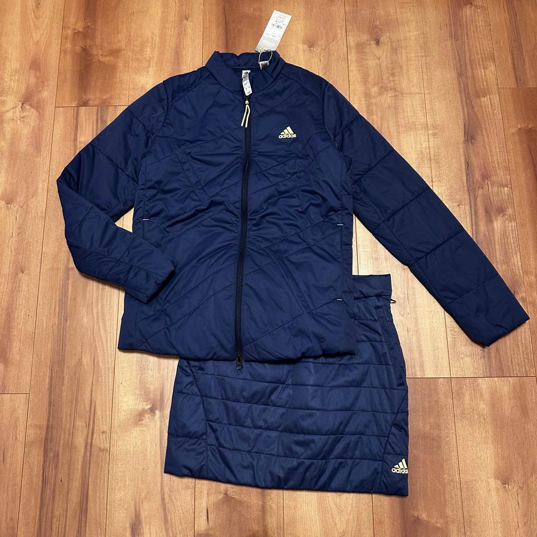 保温 中綿　ジャケット　スカート　セットアップ　秋冬　ネイビー　サイズS 新品 楽天市場】セットアップ レディース きれいめ スカート ジャケット