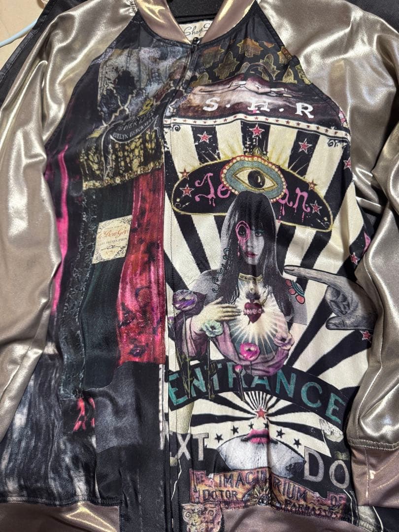 HYDE 着用 SHEAR SPIRIT ジェーン・バーキン柄スカジャン - メルカリ