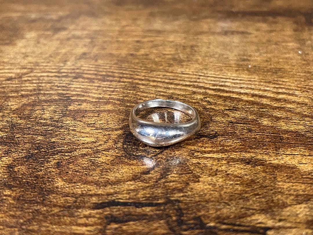 9号 OX JEWELRY Silver Curve Pinky Ring