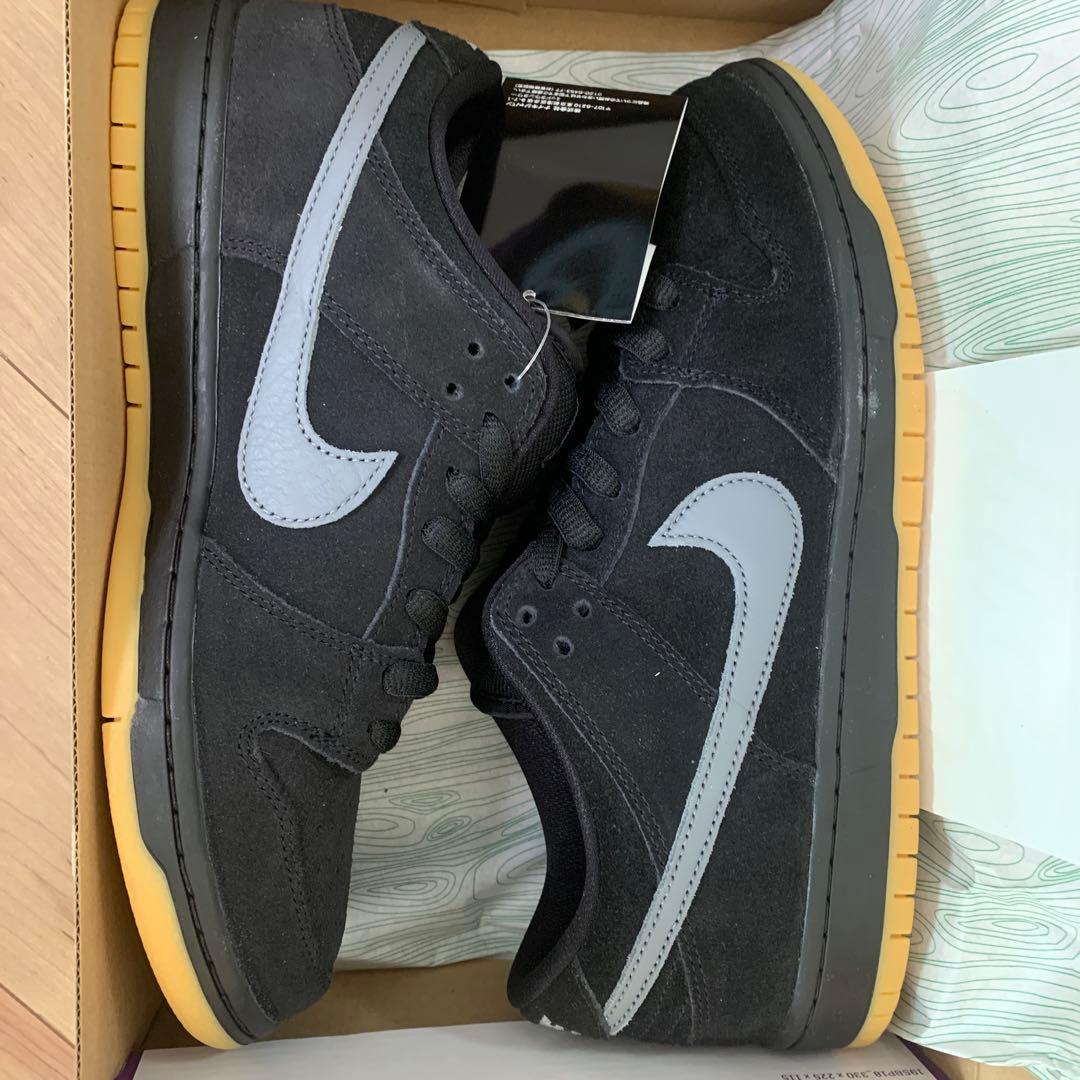 スケートボード Nike SB Dunk Low BLACK/FOG 27.5cm