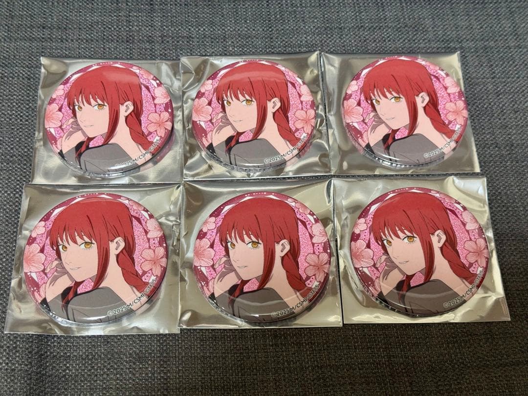 チェンソーマン プリンスホテル グリッター缶バッジ マキマ 点セット