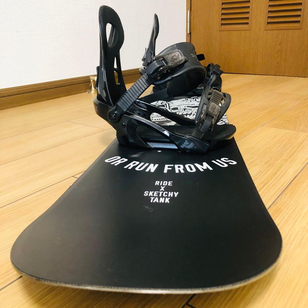 美品】ride×sketchy tank スノーボード 152cm コラボ - メルカリ