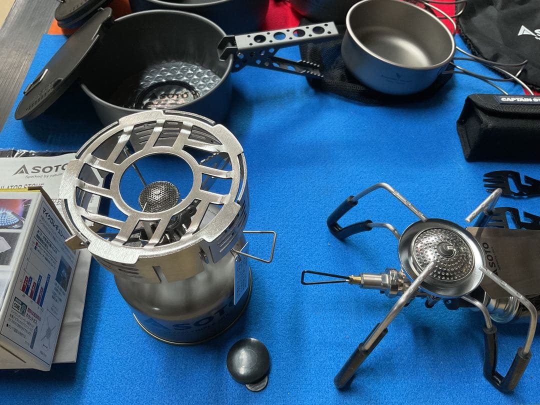 SOTO新品クックシステム+新品ST-310+新品CSMicroバーナー他セット