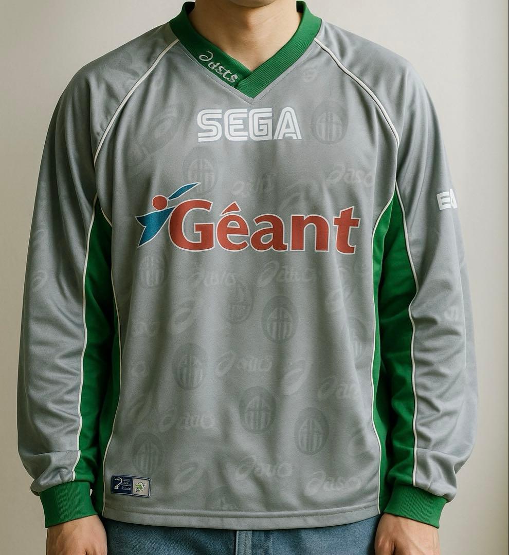 asics sega asse サンティエンヌ サッカー シャツ ユニフォーム asics sega asse サンティエンヌ サッカー シャツ ユニフォーム - メルカリ