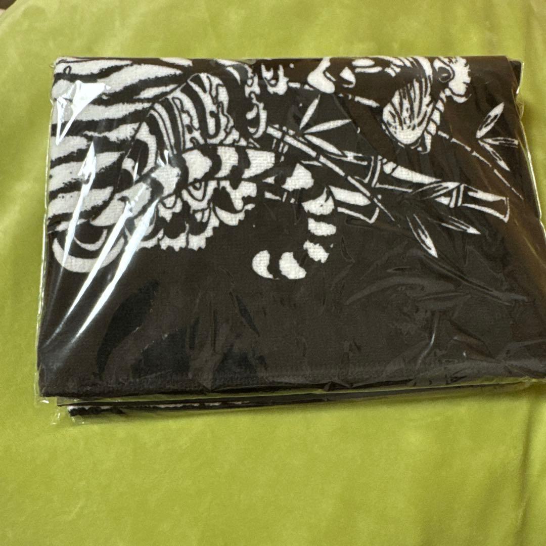 深山霧島 入れ墨デザイン フェイスタオル 来世は他人がいい