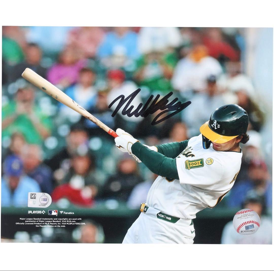 MLB アスレチックス ニック・カーツ 直筆サイン入り フォト - メルカリ