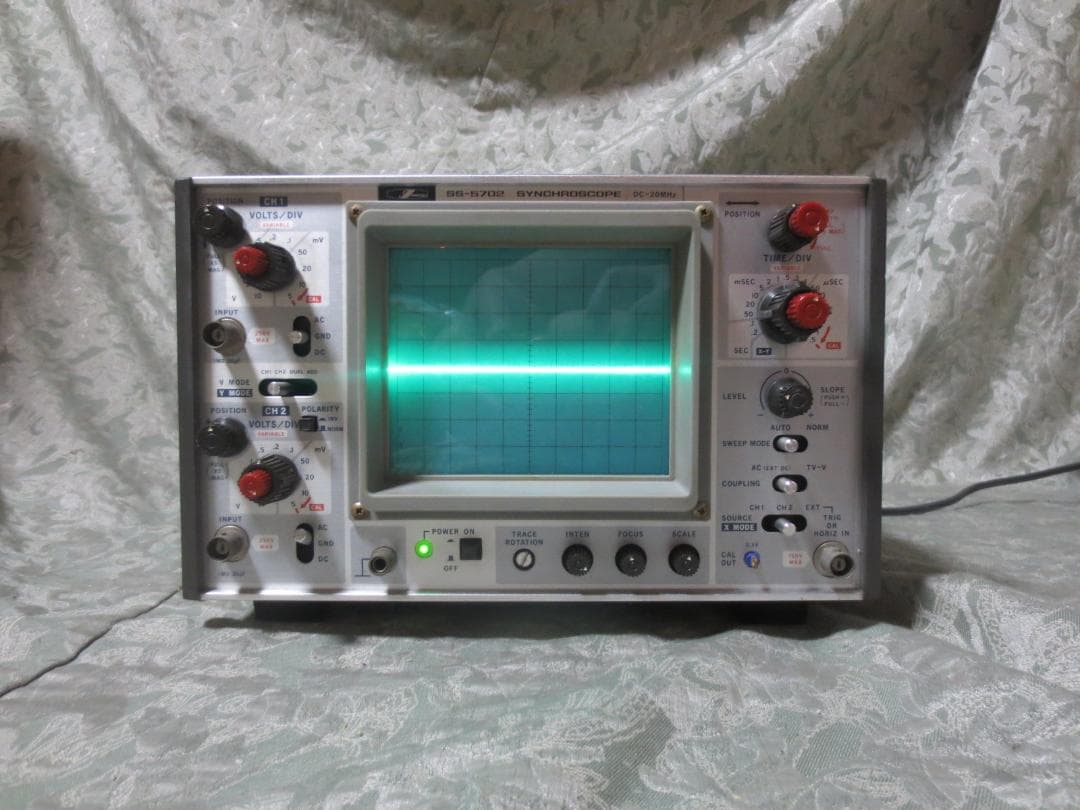 岩崎通信機SS-5701シンクロスコープDC-20MHzSYNCHROSCOPE 岩崎通信機SS-5701シンクロスコープDC-20MHzSYNCHROSCOPE - メルカリ