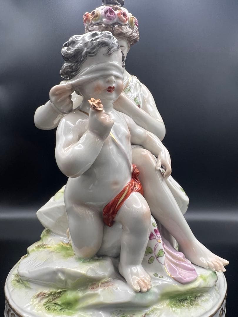 母子像 陶磁器 フィギュア