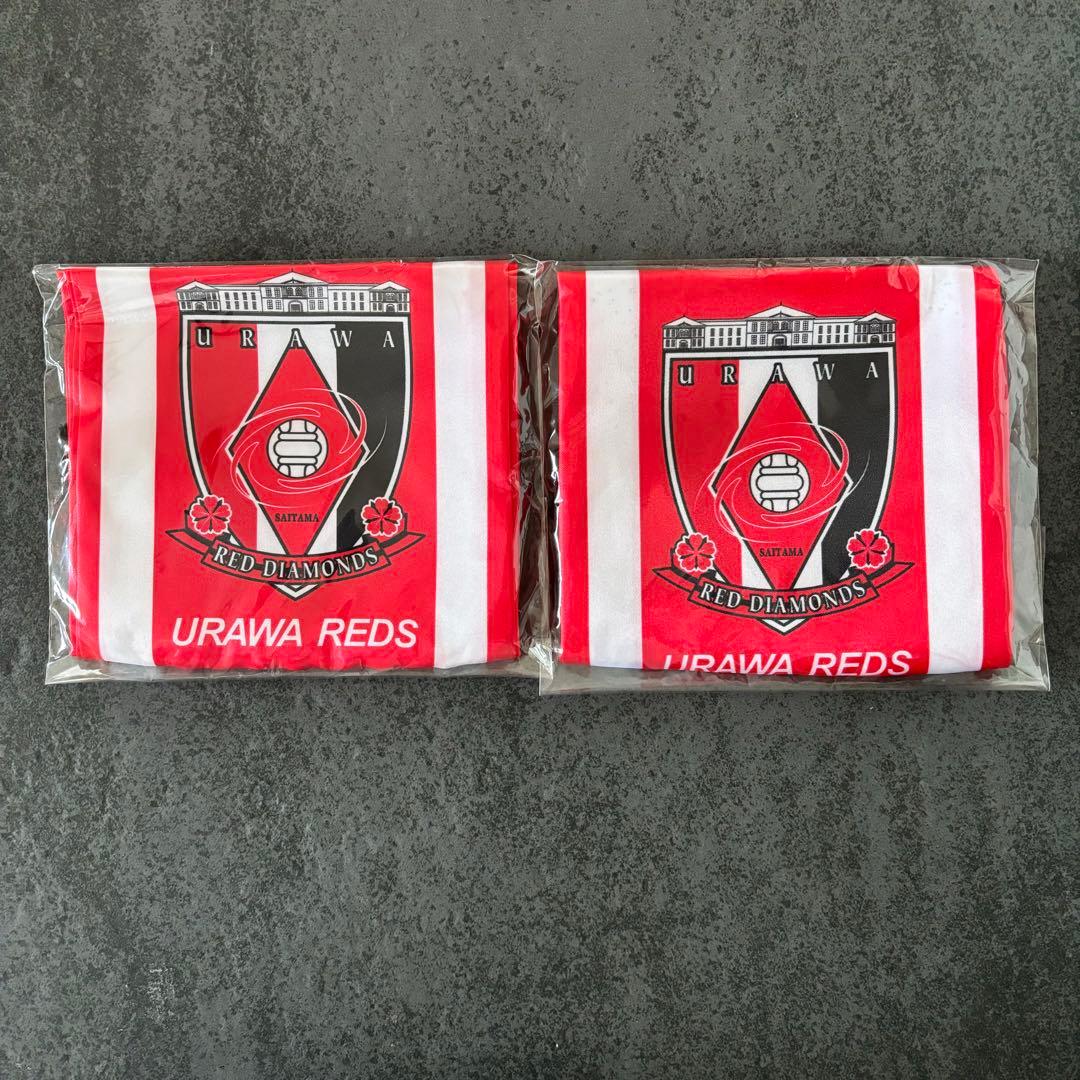 浦和レッズ マフラースカーフ 新品未使用 2枚セット - メルカリ