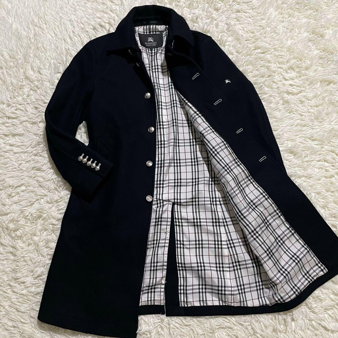バーバリーブラックレーベル マリンコート ノバチェック M - メルカリ