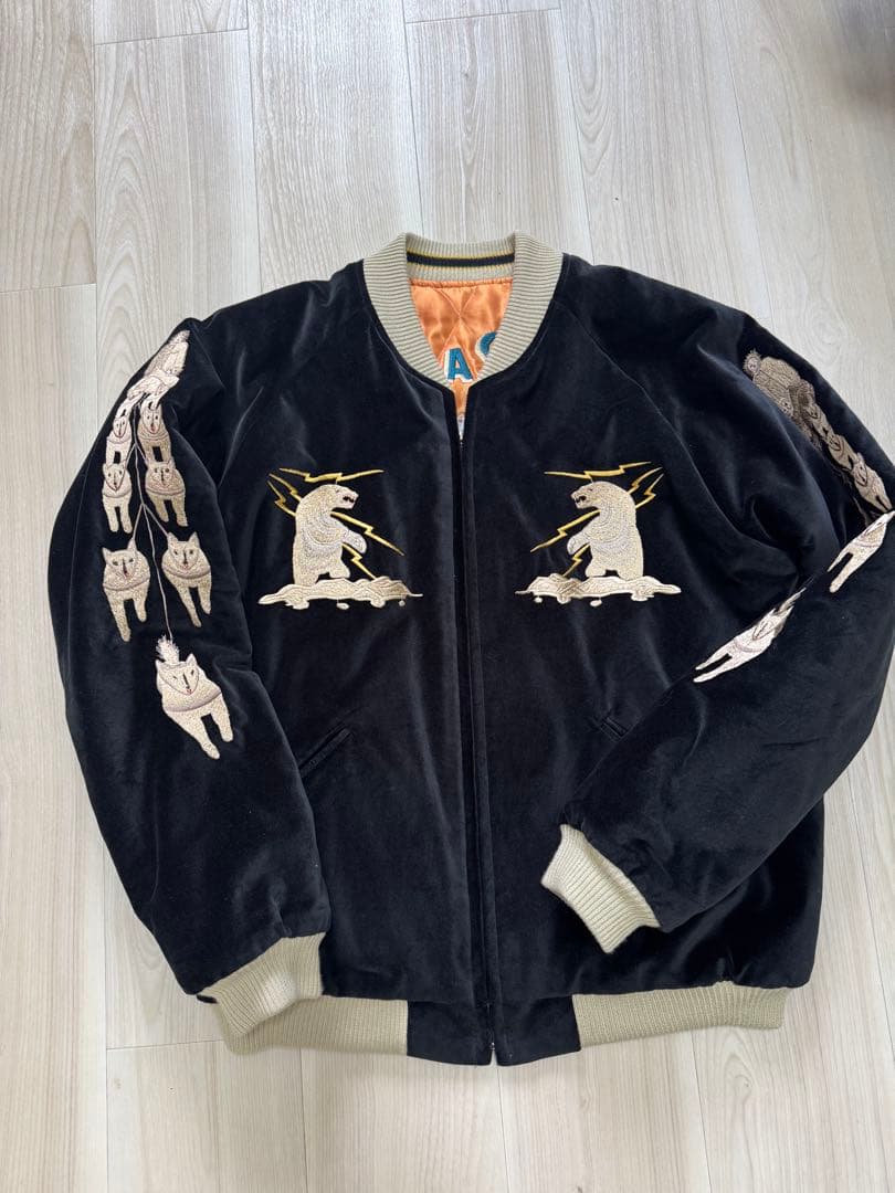 【yuji 】東洋テーラー　スカジャン　アラスカ　中綿あり 楽天市場】TAILOR TOYO テーラー東洋 SUKA FULL ZIP SWEAT EMBROIDERED