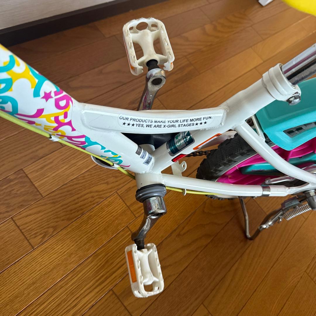 ブリヂストン X-GIRL STAGES コラボ 子供用自転車 16インチ - メルカリ